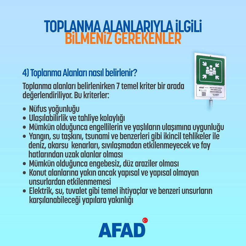 Muğla'nın afet toplanma alanları 6