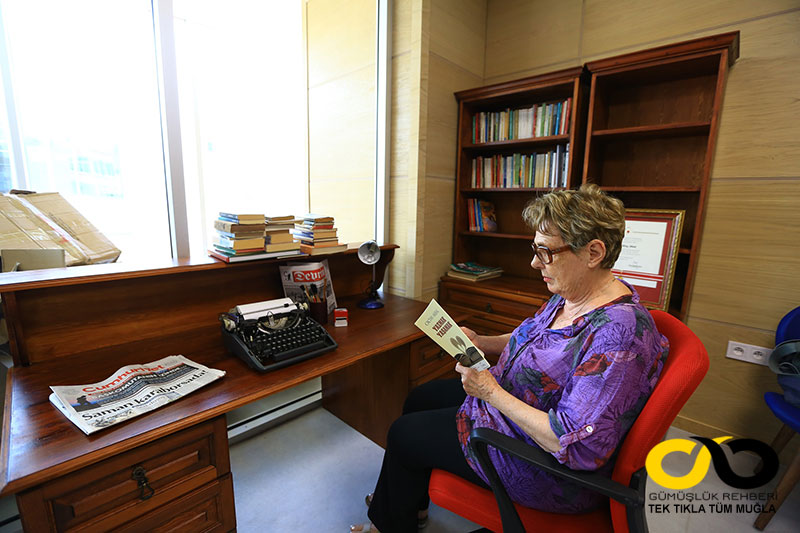 Oktay Akbal Edebiyat Kütüphanesi Muğla'da, Ayla Akbal, Ağustos 2020
