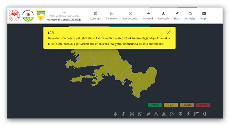 T.C. Tarım ve Orman Bakanlığı Meteoroloji Genel Müdürlüğü 2