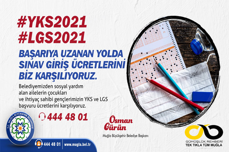 Muğla Nüyükşehir Belediyesi'nden eğitime destek duyurusu, Şubat 2021