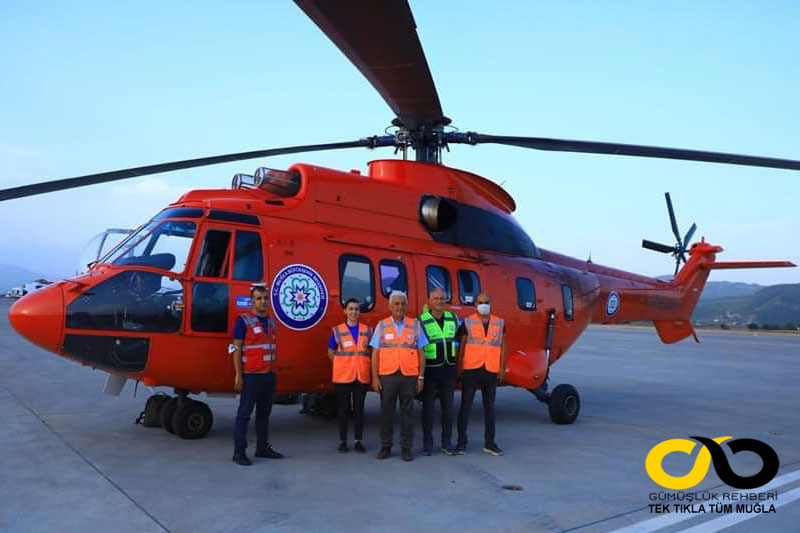Muğla'ya yüksek kapasiteli yangın söndürme helikopteri 2