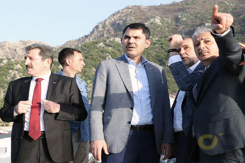 Çevre, Şehircilik ve İklim Değişikliği Bakanı Murat Kurum, Muğla’da 2