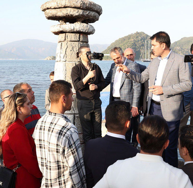 Çevre, Şehircilik ve İklim Değişikliği Bakanı Murat Kurum, Muğla’da 3