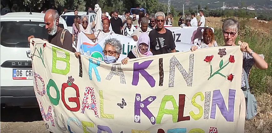 Turgut Mahallesinde kömür ocağı protestosu 3