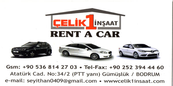 Gümüşlük Rent A Car; Gümüşlük Kiralık Araba