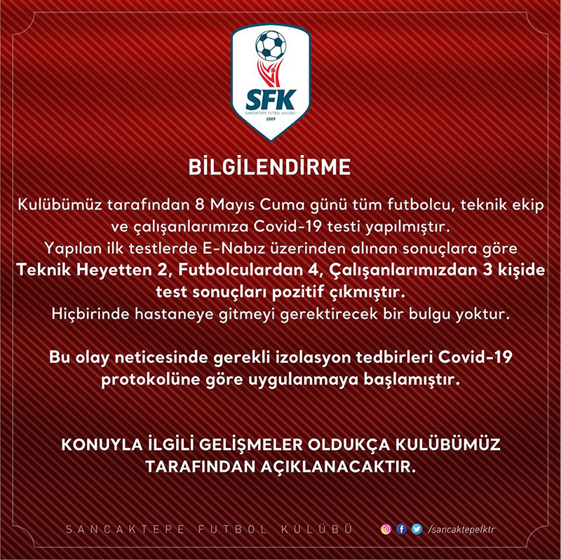 Sancaktepe'de 9 kişide koronavirüs pozitif çıktı 1