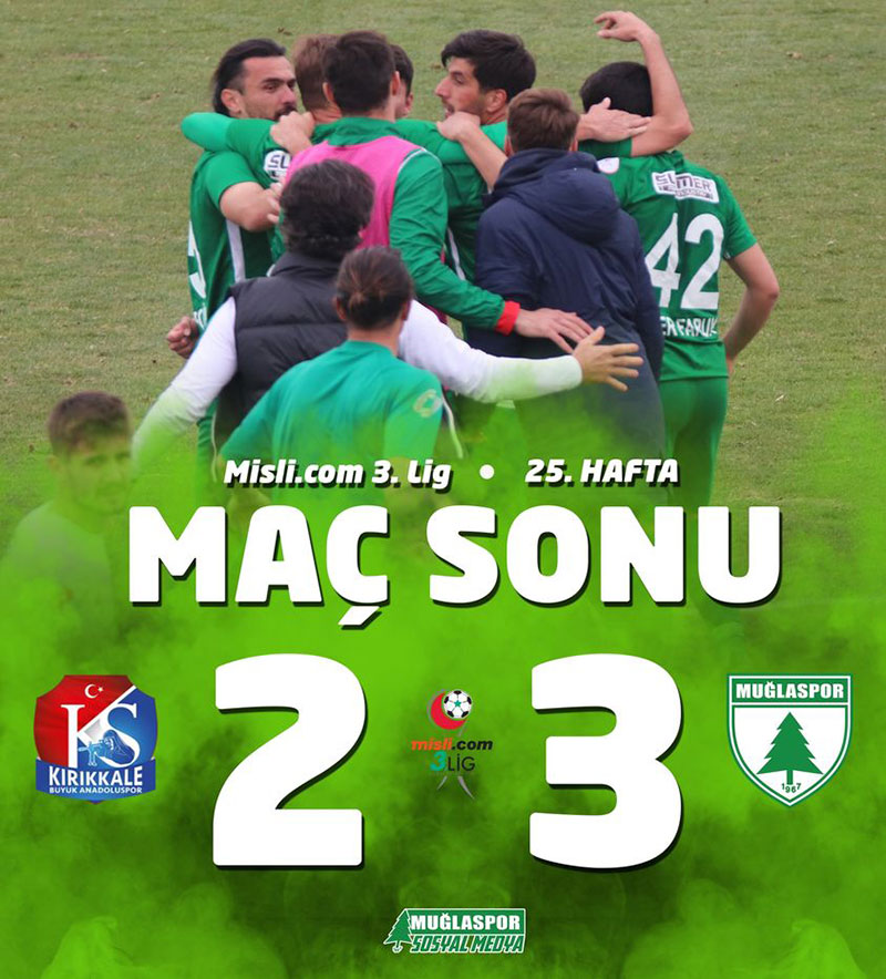 TM Kırıkkalespor 2 - 3 Muğlaspor