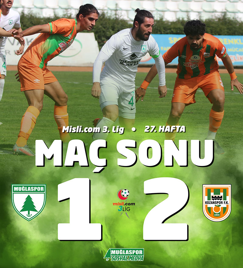 Muğlaspor 1 - 2 Kozanspor