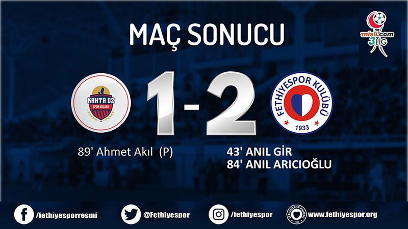 Kahta 02 Spor 1-2 Fethiyespor 2