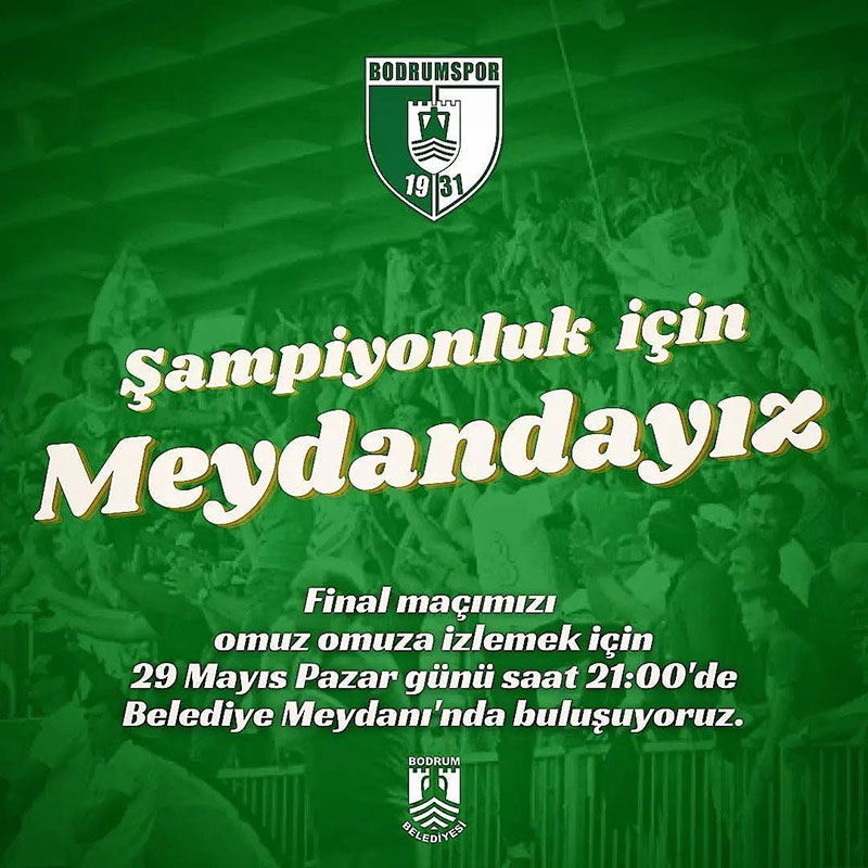 Bodrumspor - Karacabey Belediyespor final maçı 2