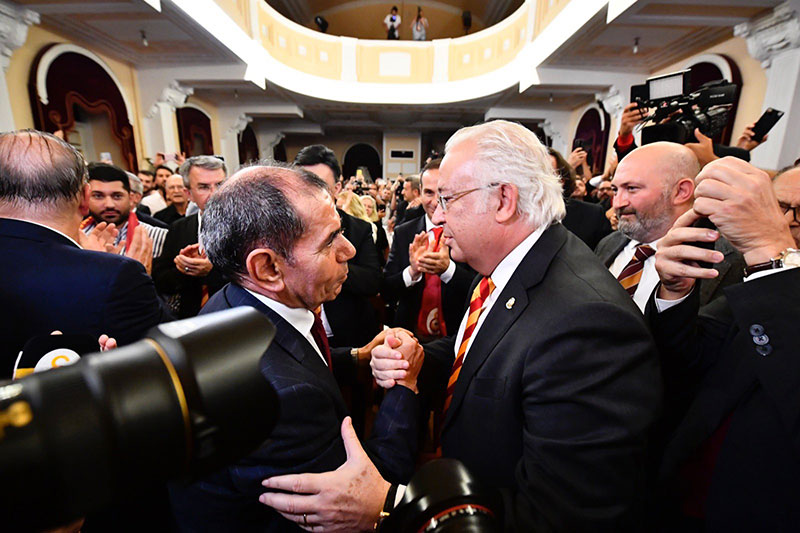 Dursun Özbek, Eşref Hamamcıoğlu (Soldan sağa, - GS