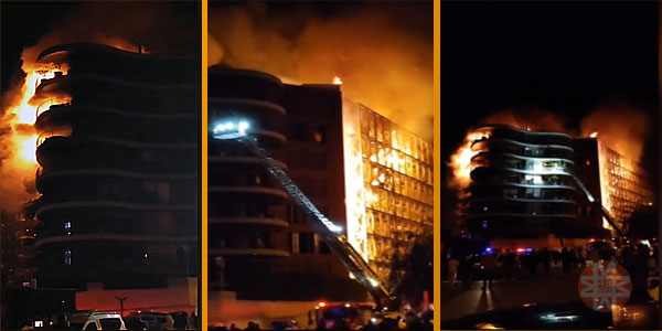 İzmir lüks rezidansta yangın - 48 Haber Ajansı 3