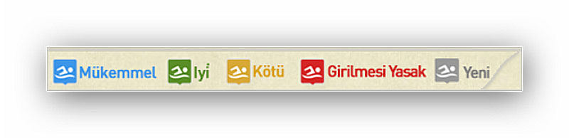 plajlar Renk skalası