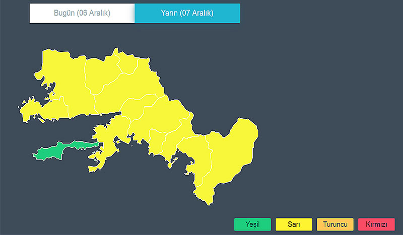 MUĞLA DİKKAT sağanak yağmur ve sel uyarısı 2