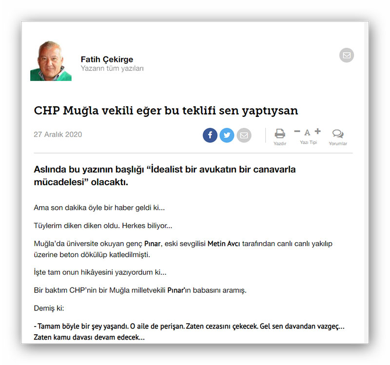 Fatik Çekirge 27.12.2020 tarihli köşe yazısı 3