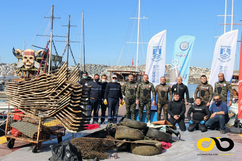 Gümbet koyu deniz dibi temizliği - GHA 4