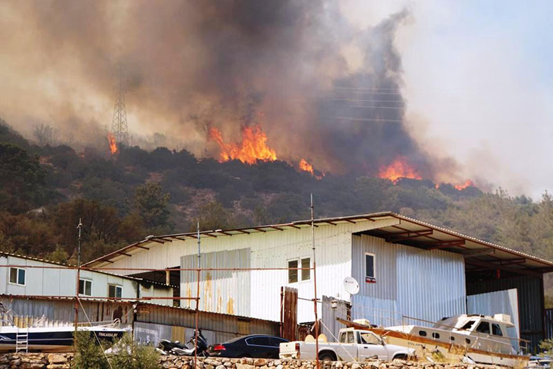 Bodrum orman yangını - GHA 2