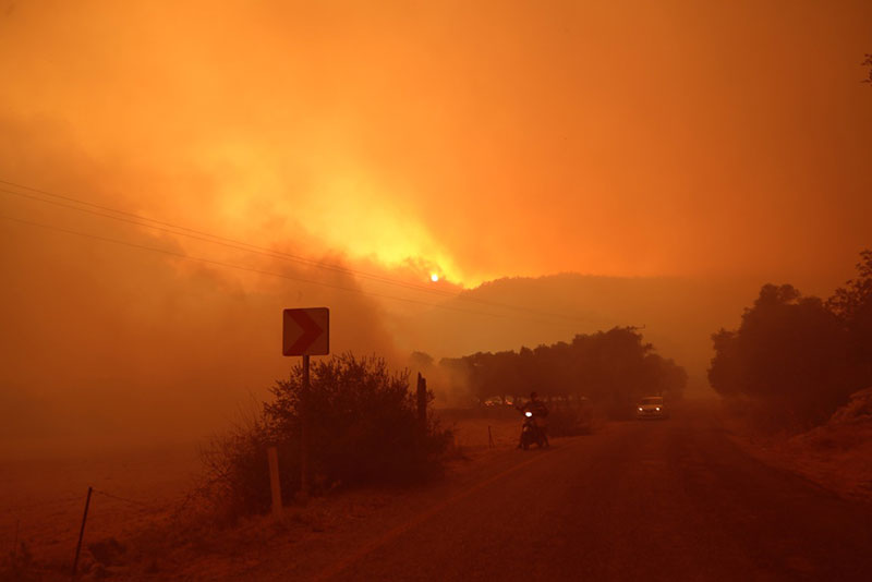 Muğla orman yangınları, 01.08.2021 - GHA