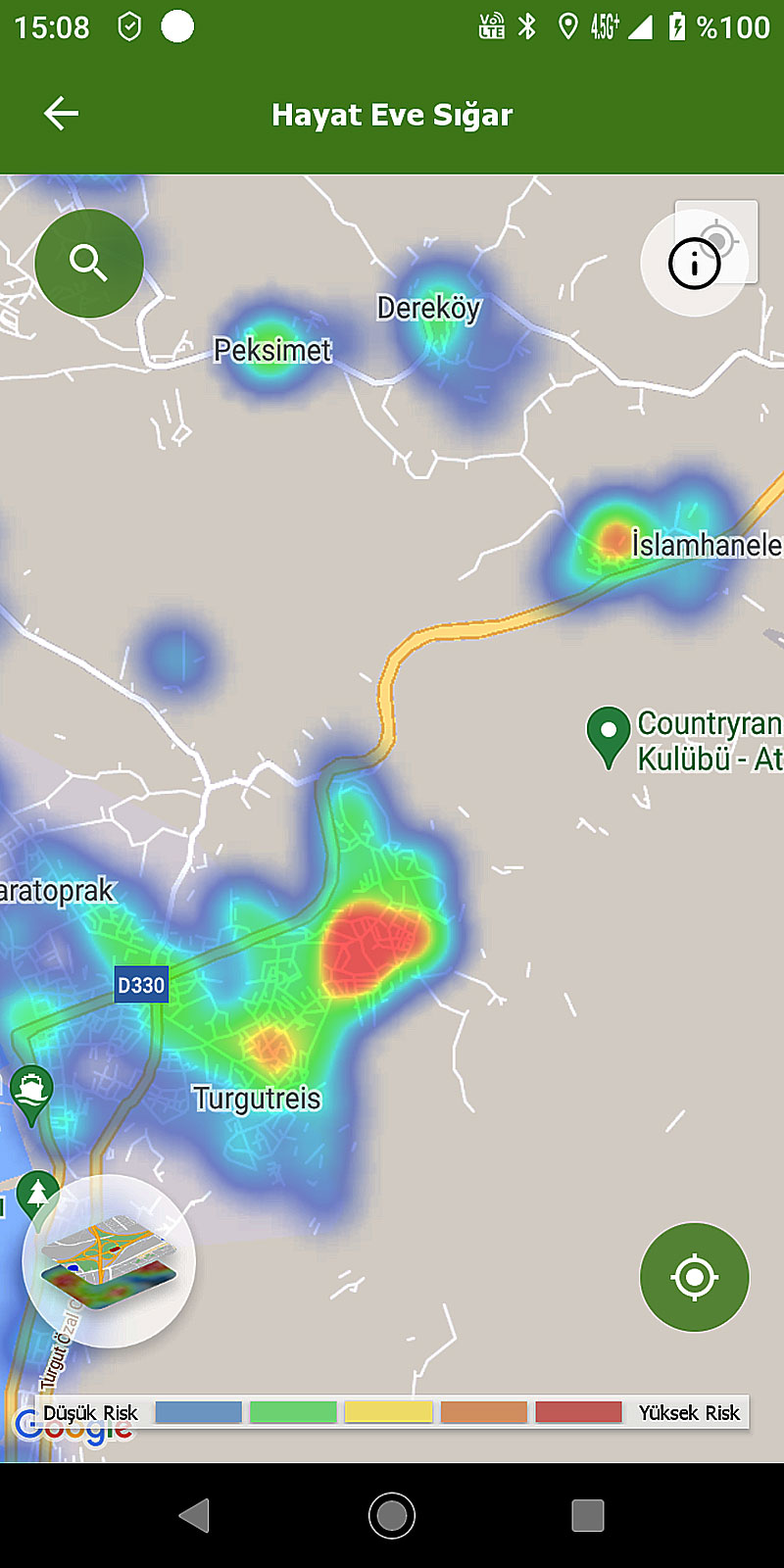 Turgutreis, HES kodu kırmızı yerler, 21.Ocak.2022