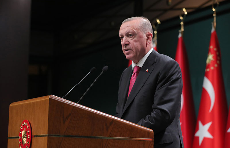 Cumhurbaşkanı Recep Tayyip Erdoğan, 23 Mayıs 2022 - Görsel: TCCB