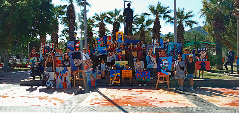 Exhibition from Turgutreis Benevolent Sabancı High School students