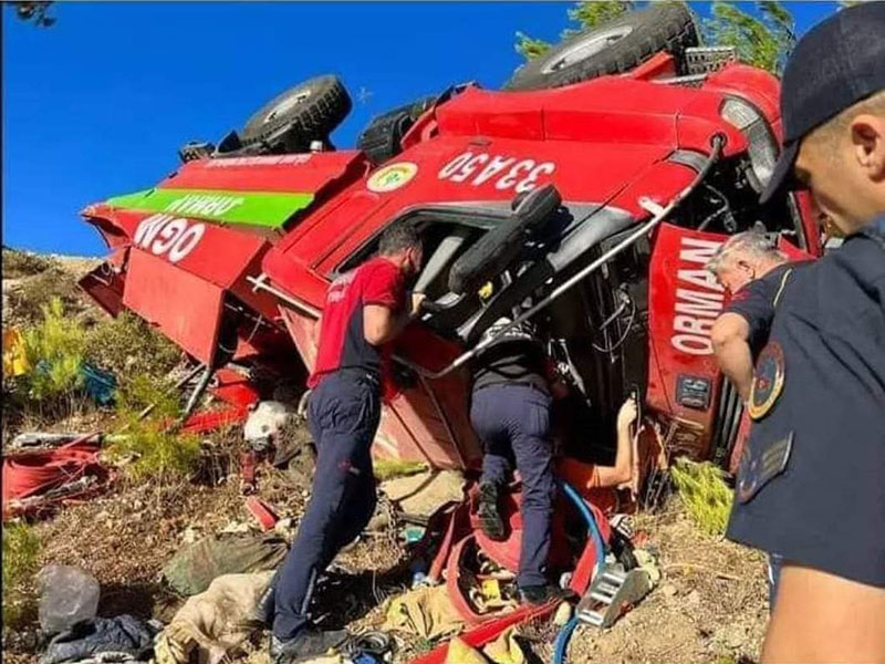 Mersin Gülnar'da orman yangını 2