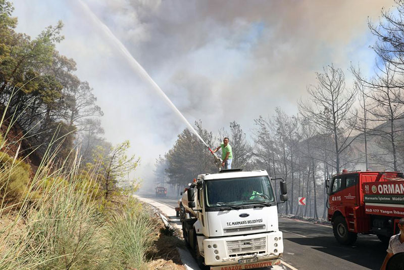 Forest fire in Yalancıboğaz 6