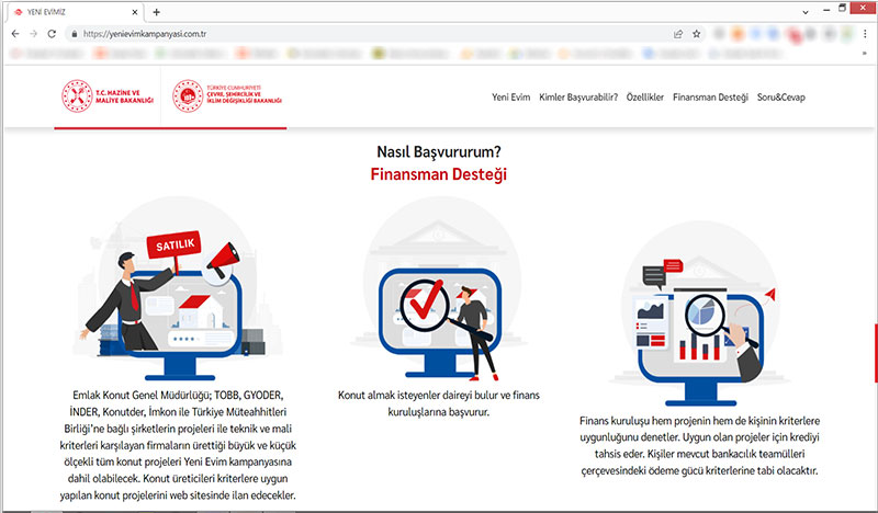 Yeni Evim kampanyası web sitesi açıldı 3