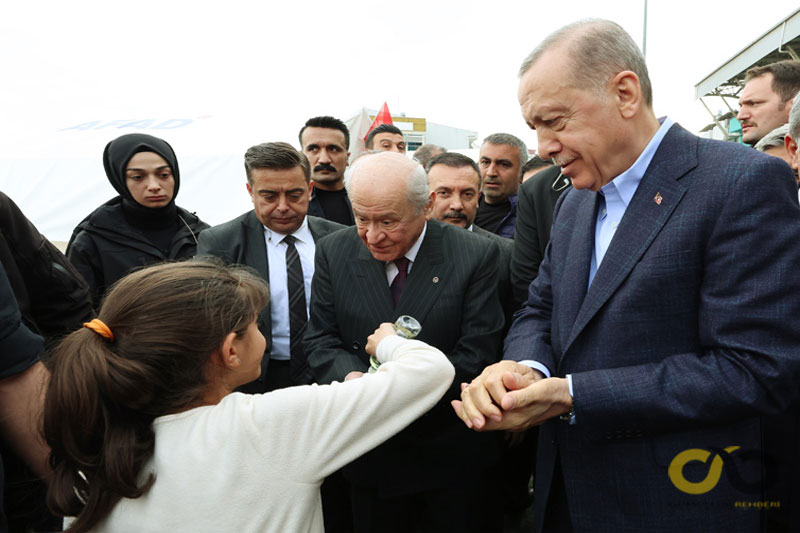 Erdoğan ve Bahçeli Hatay'a gitti, 12 Mart 2023 - 48 Haber Ajansı