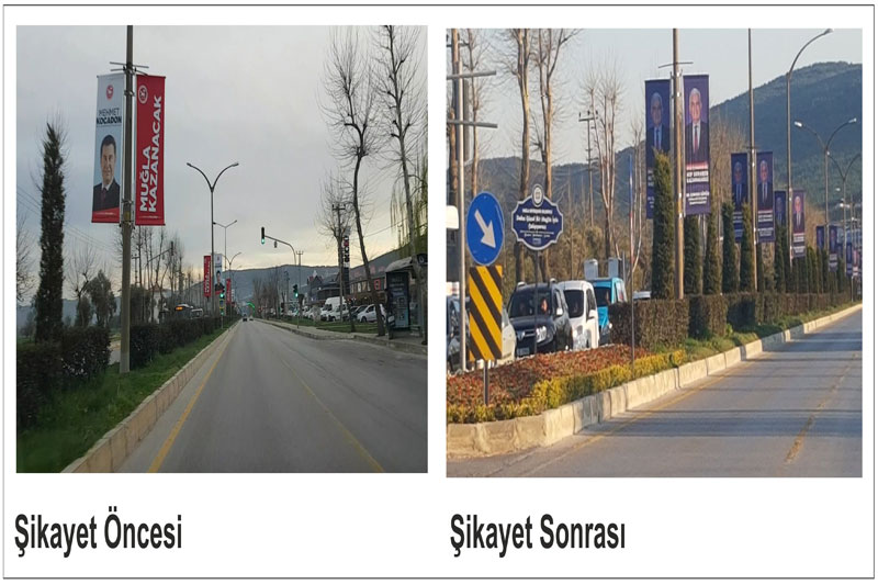 Muğla'da Mehmet Kocadon’un billboardları kaldırıldı 2