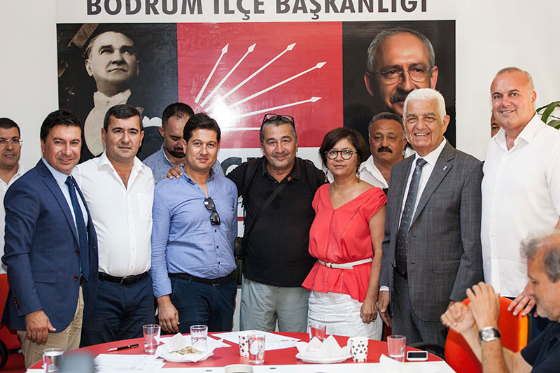 CHP Bodrum İlçe Başkanı Halil Karahan (Fotoğraf: Yalçın Çakır)