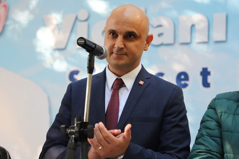 CHP Bodrum İlçe Başkanı Halil Karahan ve ilçe yönetim kurulu üyeleri 2019 Aralık