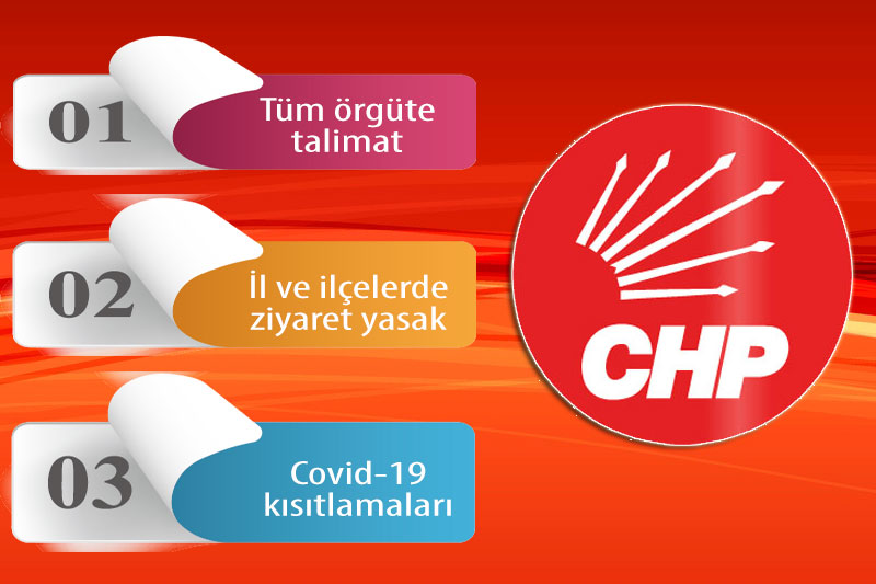 CHP il ve ilçe binaları ziyarete kapatıldı