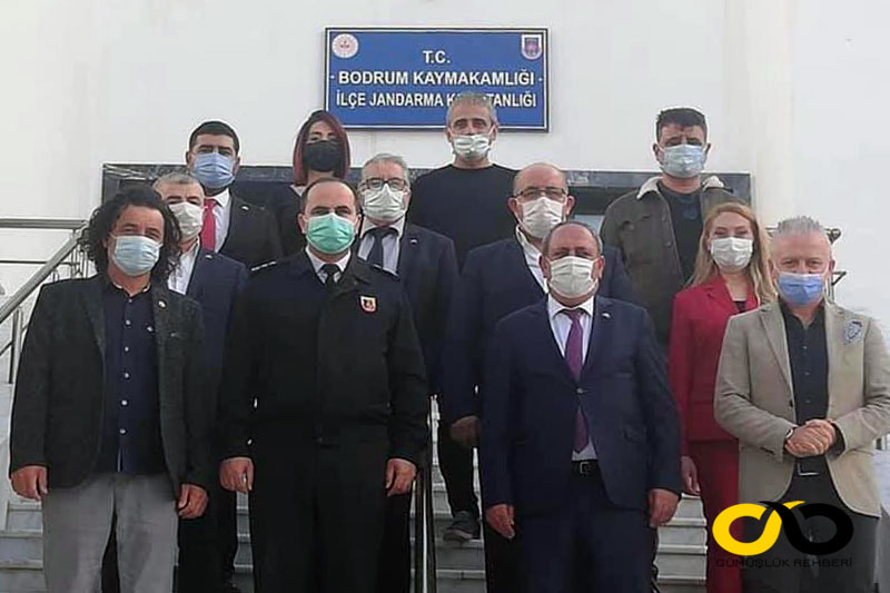 MHP Muğla il yönetiminden Bodrum'a ziyaret - 10 Şubat 2021 - GHA