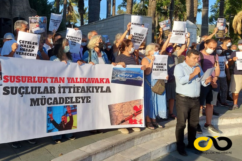 Bodrum'da, "Susurluk’tan Yalıkavak’a Suçlular ittifakıyla mücadeleye" adlı eylem 3