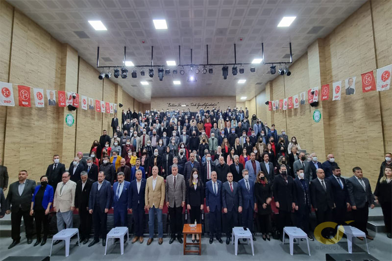 Adım Adım 2023 İlçe İlçe Anlatma ve Aydınlatma toplantısı, MHP Muğla, 27 Şubat 2022, Menteşe - GHA