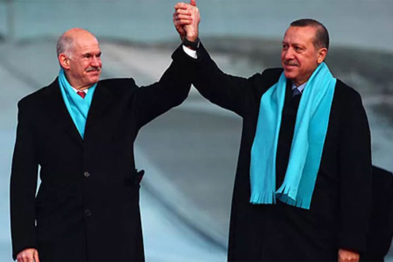 Yorgo Papandreu ve Cumhurbaşkanı Recep Tayyip Erdoğan, 2011, Erzurum