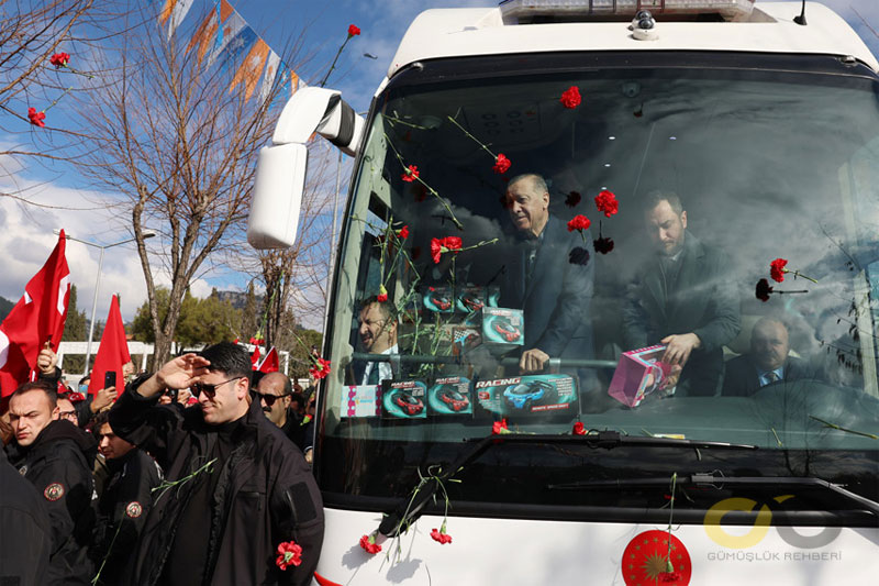 President Erdoğan attended the mass opening ceremony in Muğla.