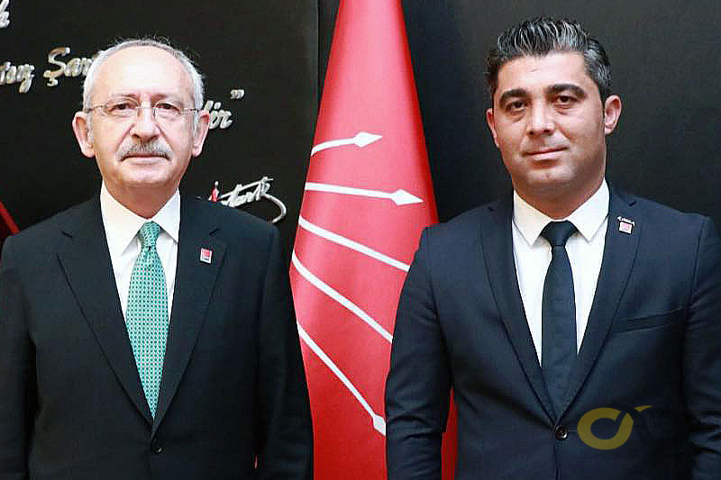 CHP Genel Başkanı Kemal Kılıçdaroğlu, CHP Bodrum İlçe Başkanı Başar Bıyıklı