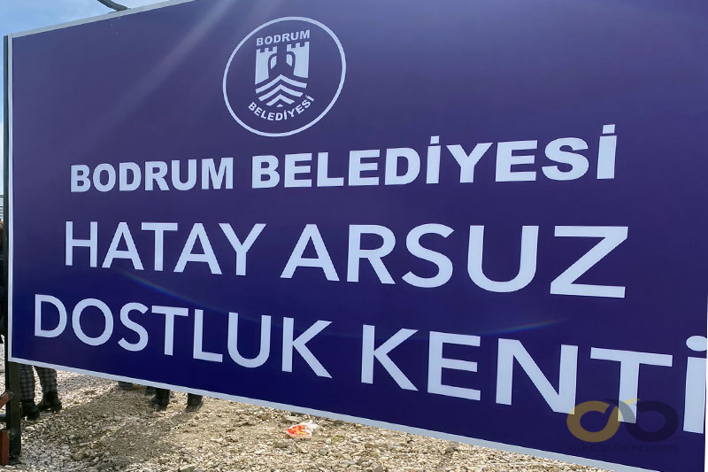 Bodrum Belediyesi'nin Hatay Arsuz Dostluk Kenti 1