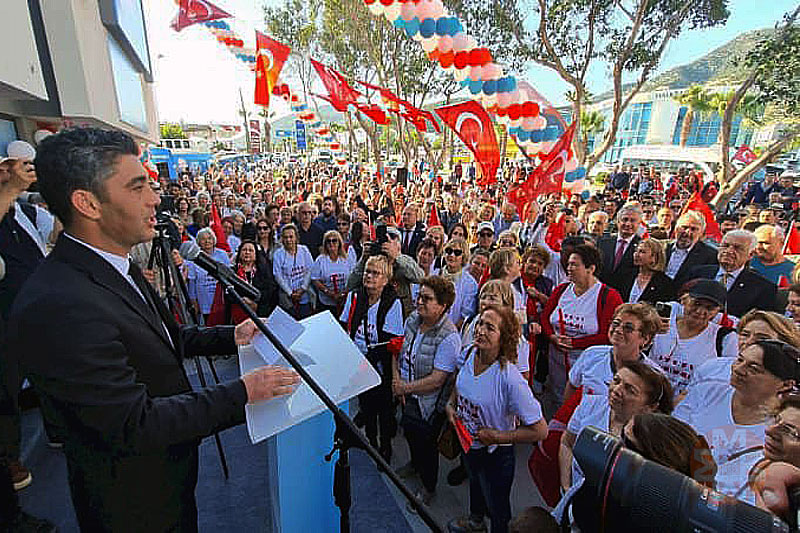 Millet İttifakı Bodrum seçim bürosu açıldı  4